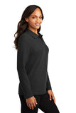 SS080 -  Ladies Port Authority® Silk Touch™ Long Sleeve Polo - L500LS