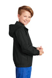SS045- Youth Sport-Tek® Hooded Raglan Jacket - YST73