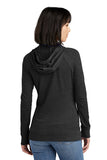 SS059- Ladies New Era® Sueded Cotton Blend Full-Zip Hoodie- LNEA122