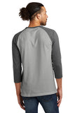 SS056 -Adult New Era® Sueded Cotton Blend 3/4-Sleeve Baseball Raglan Tee - NEA121