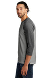 SS056 -Adult New Era® Sueded Cotton Blend 3/4-Sleeve Baseball Raglan Tee - NEA121