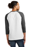 SS056 -Adult New Era® Sueded Cotton Blend 3/4-Sleeve Baseball Raglan Tee - NEA121