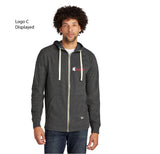 SS060 - Adult New Era® Sueded Cotton Blend Full-Zip Hoodie - NEA122