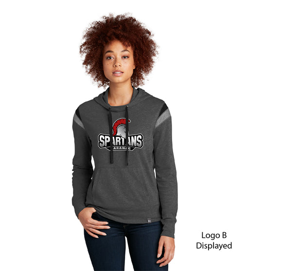 SS054 - Ladies New Era ® Heritage Blend Varsity Hoodie- LNEA108