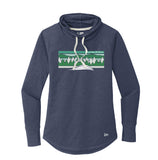 LD011 - New Era ® Ladies Sueded Cotton Blend Cowl Tee- LNEA123