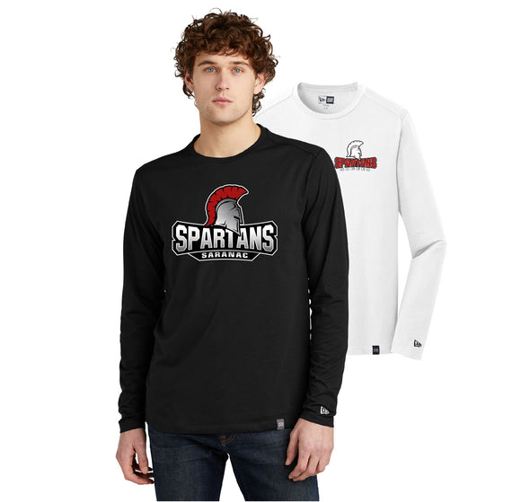 SS058 - Adult New Era® Heritage Blend Long Sleeve Crew Tee - NEA102