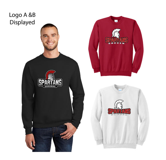 SS022 - Adult Crewneck Cotton Blend Sweatshirt - PC90