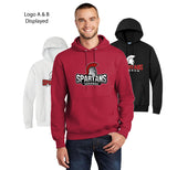 SS024 - Adult Hooded Cotton Blend Sweatshirt - PC90H