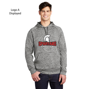 SS028 - Adult Sport-Tek®  PosiCharge® Electric Heather Fleece Hooded Pullover - ST225