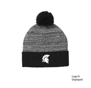 SS084 -  Sport-Tek® Heather Pom Pom Beanie - STC41