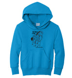 CR006 -  Youth Hooded Sweatshirt- PC90YH