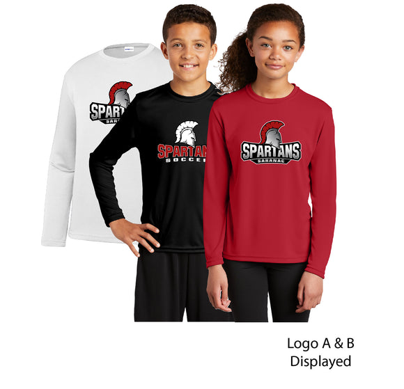 SS014 - Youth Sport-Tek® Long Sleeve PosiCharge® Competitor™ Tee - YST350LS