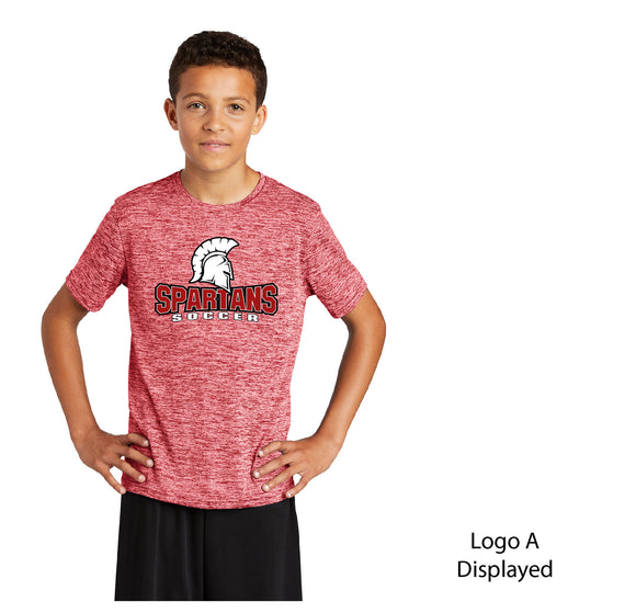SS010 - Youth Sport-Tek® PosiCharge® Electric Heather Tee - YST390