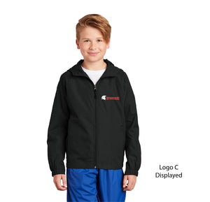 SS045- Youth Sport-Tek® Hooded Raglan Jacket - YST73