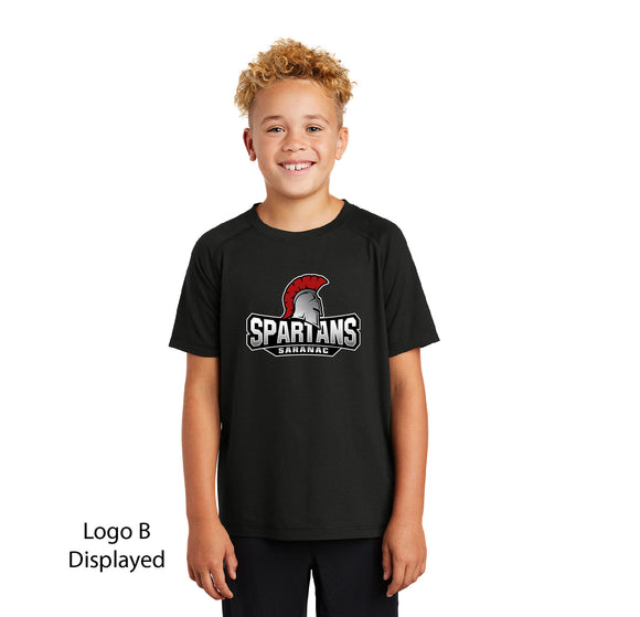 SS005 - Youth Sport-Tek ® PosiCharge ® Tri-Blend Wicking Raglan Tee - YST400