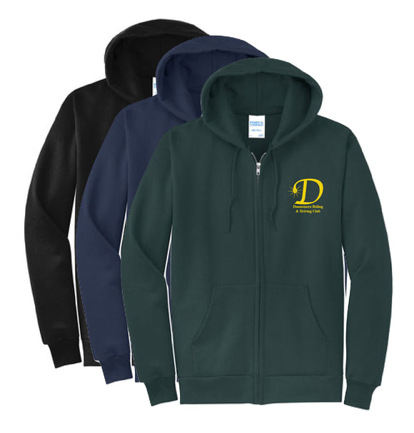 D005- Adult/Youth Full Zip Hooded Sweatshirt - PC78ZH/PC90YZH
