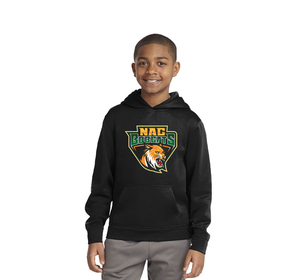 N011- Youth Sport-Tek® Sport-Wick® Fleece Hoodie - YST244