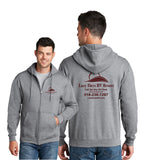 LD003A -Adult Full Zip Hooded Sweatshirt- PC78ZH