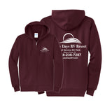 LD003A -Adult Full Zip Hooded Sweatshirt- PC78ZH